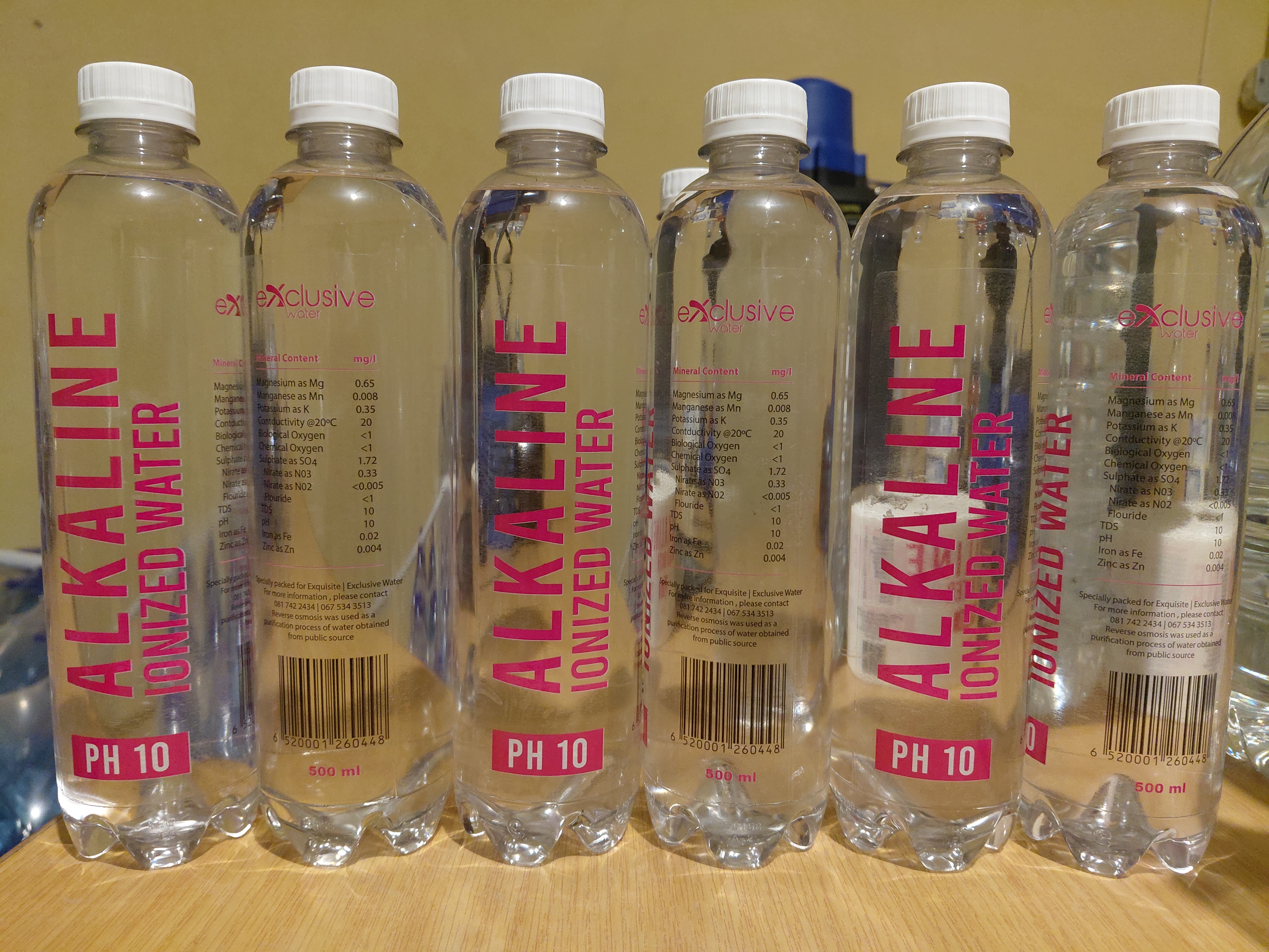 Alkaline Ionized Water pH 10 range